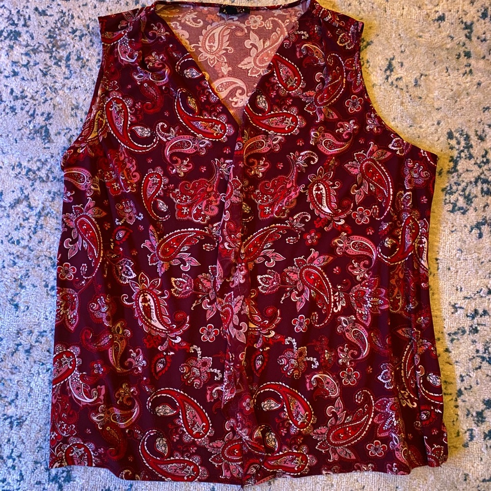 Roz & Ali Size 3X Blouse - Great Condition
